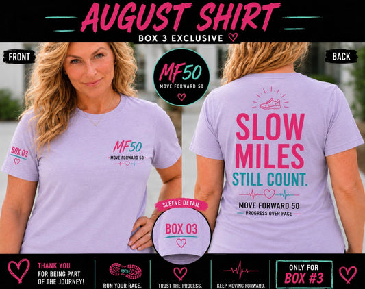 Slow Miles Still Count™ | Progress Over Pace Performance Tee